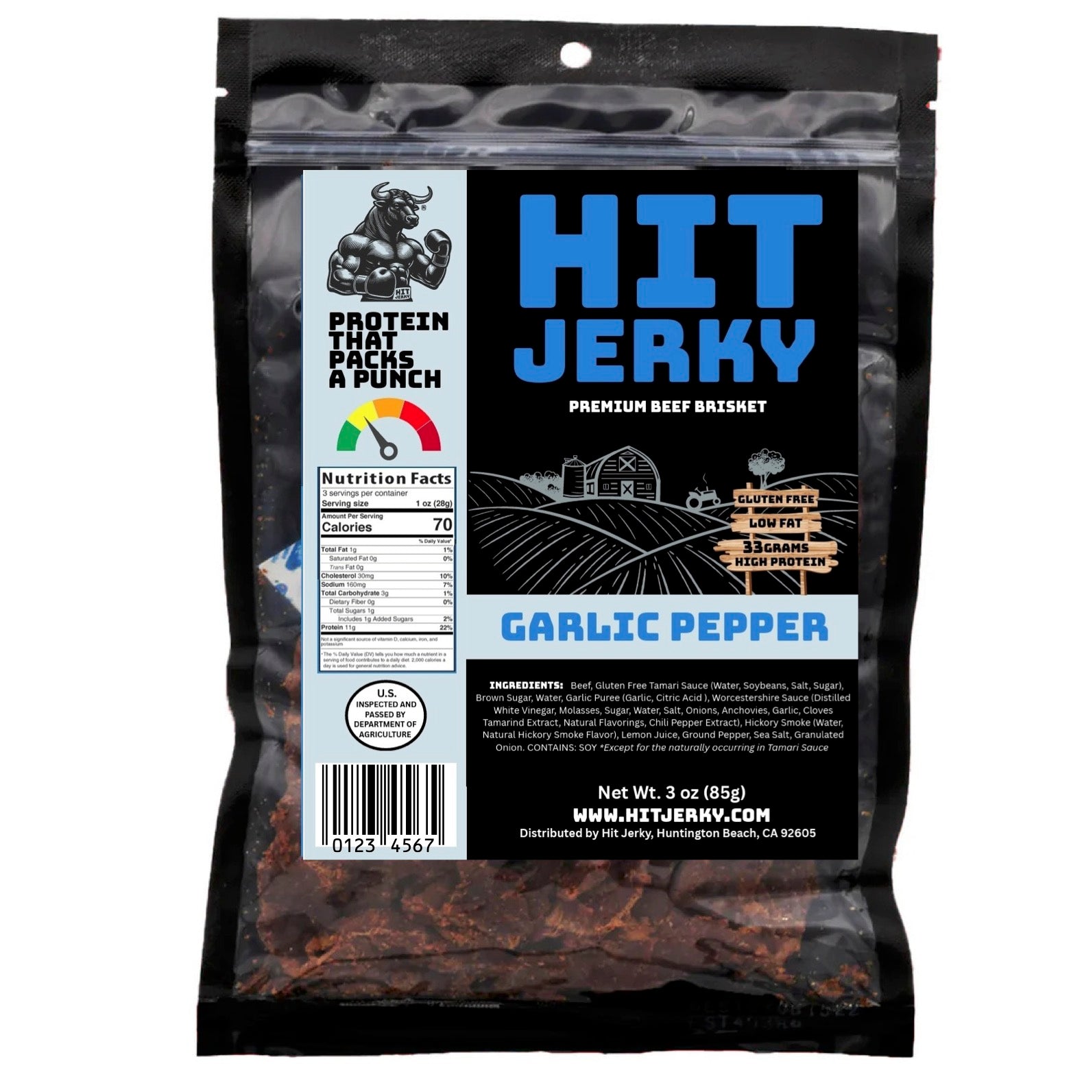 Garlic Pepper Beef Jerky