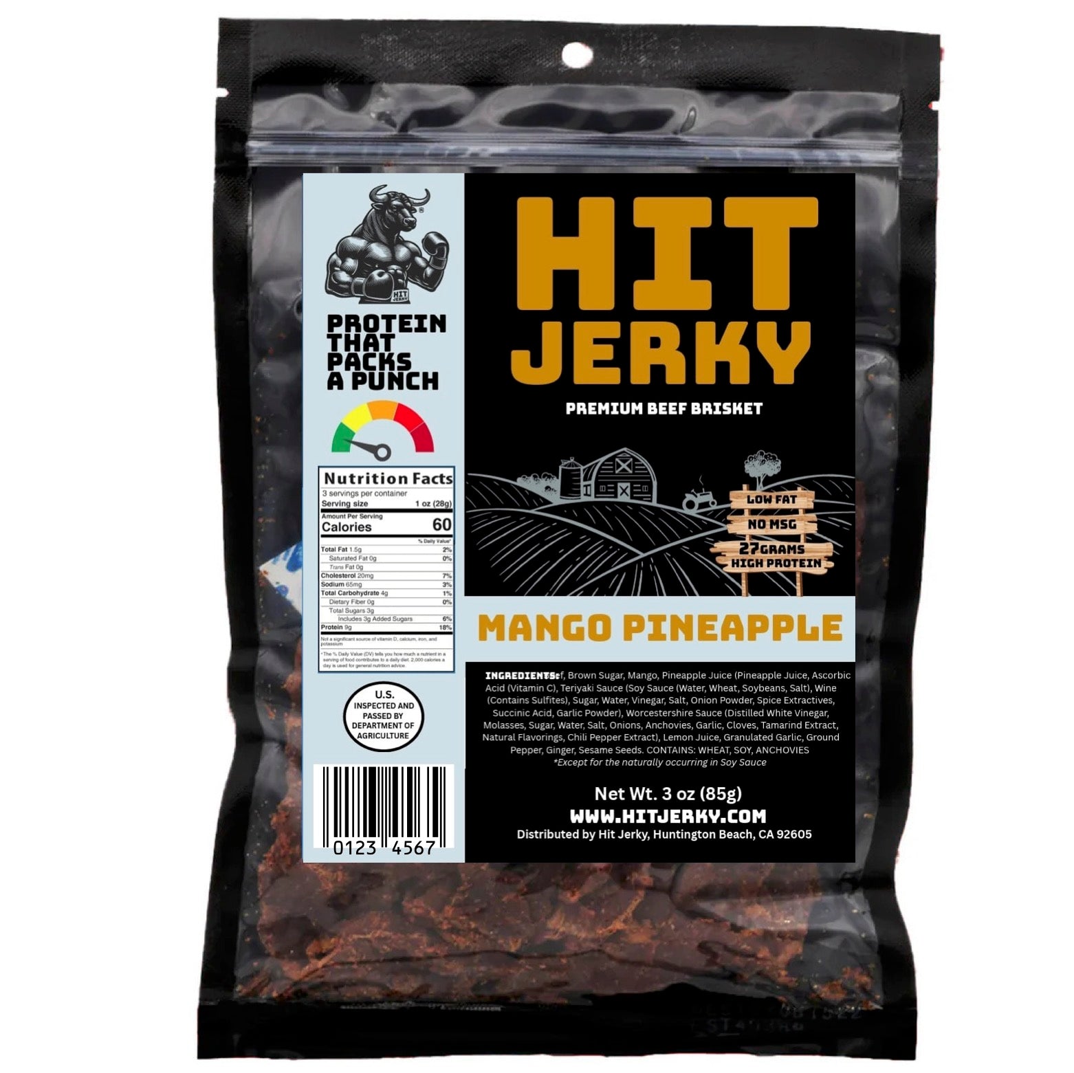 Mango Pineapple Beef Jerky